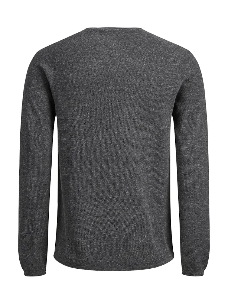 Jack & Jones Pullover & Sweatshirts|Big Boys*JJEHILL KNIT CREW NECK NOOS Dark Grey Melange