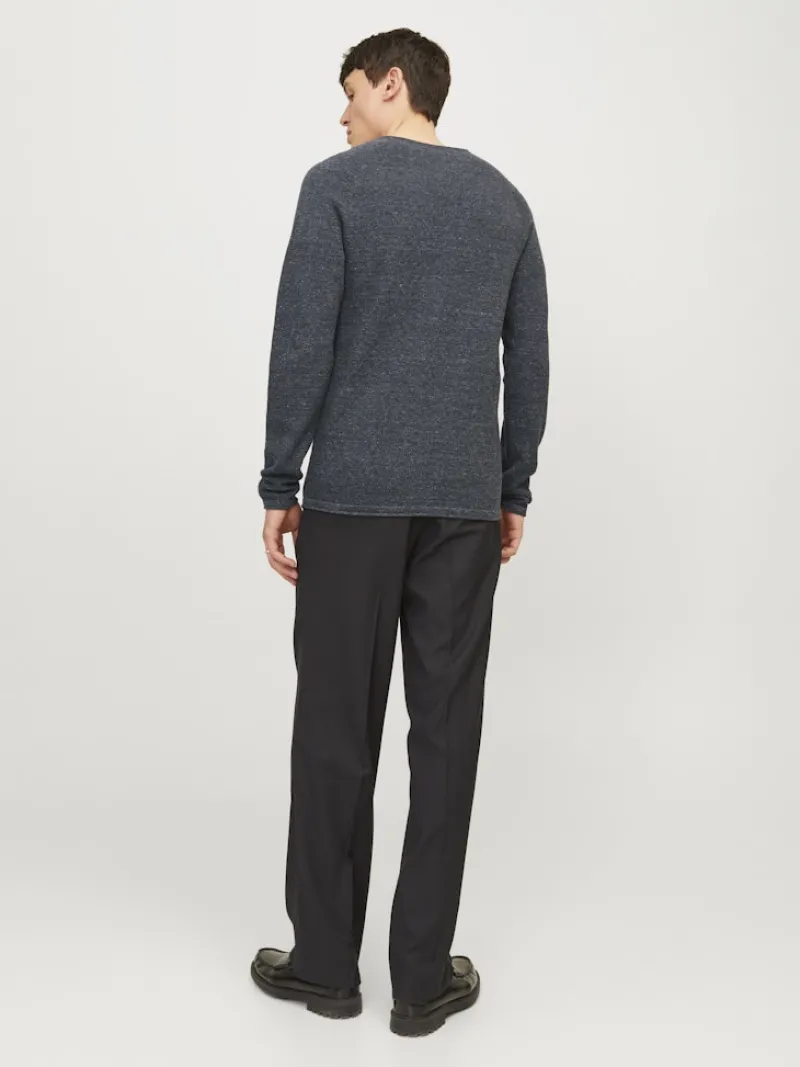 Jack & Jones Pullover & Sweatshirts|Big Boys*JJEHILL KNIT CREW NECK NOOS Dark Grey Melange