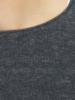 Jack & Jones Pullover & Sweatshirts|Big Boys*JJEHILL KNIT CREW NECK NOOS Dark Grey Melange