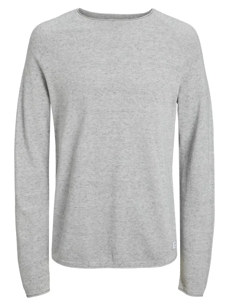 Jack & Jones Pullover & Sweatshirts|Big Boys*JJEHILL KNIT CREW NECK NOOS hellgrau1