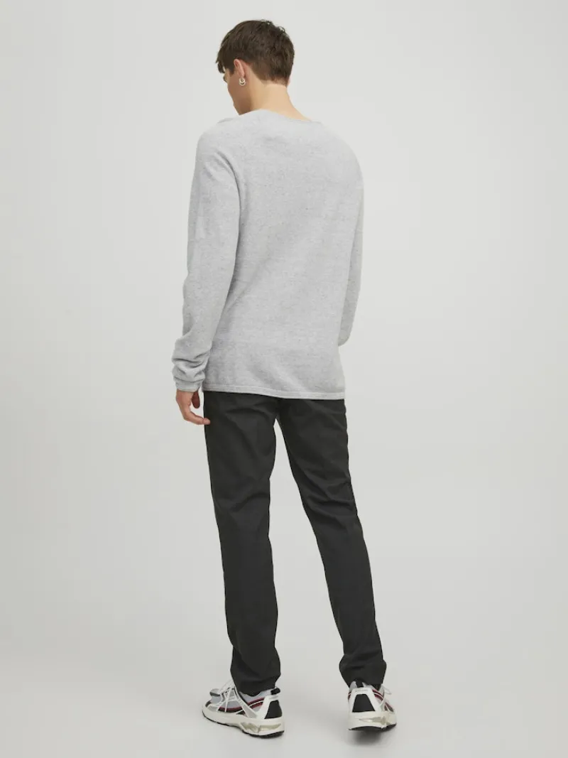 Jack & Jones Pullover & Sweatshirts|Big Boys*JJEHILL KNIT CREW NECK NOOS hellgrau1