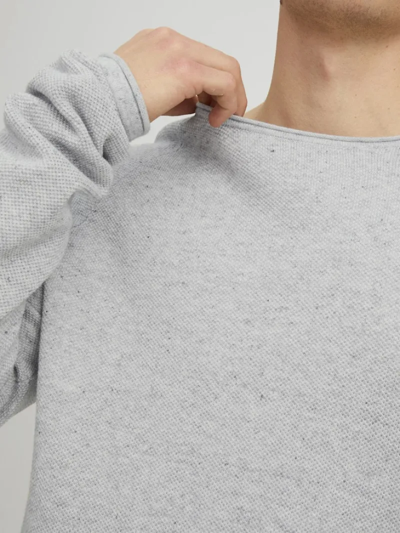 Jack & Jones Pullover & Sweatshirts|Big Boys*JJEHILL KNIT CREW NECK NOOS hellgrau1