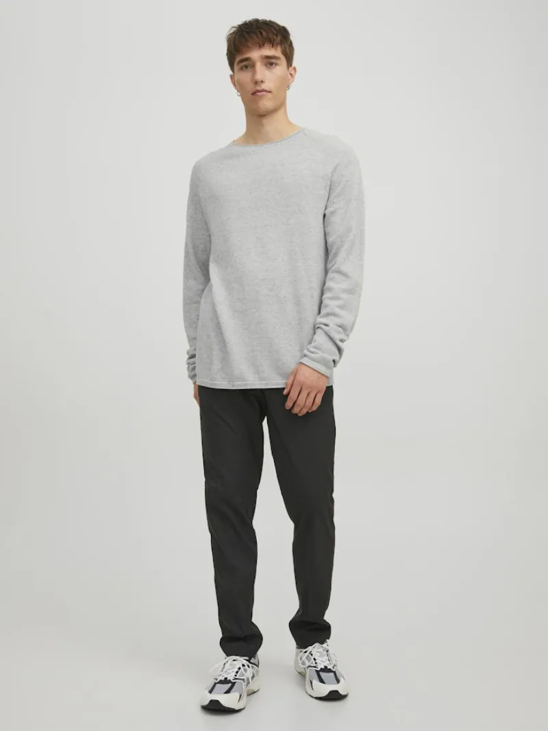 Jack & Jones Pullover & Sweatshirts|Big Boys*JJEHILL KNIT CREW NECK NOOS hellgrau1