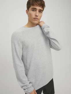 Jack & Jones Pullover & Sweatshirts|Big Boys*JJEHILL KNIT CREW NECK NOOS hellgrau1