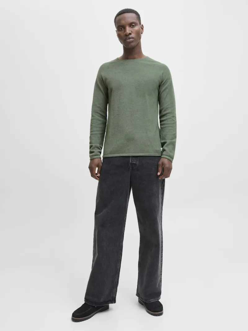 Jack & Jones Pullover & Sweatshirts|Big Boys*JJEHILL KNIT CREW NECK NOOS Laurel Wreath
