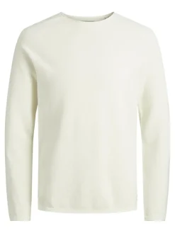 Jack & Jones Pullover & Sweatshirts|Big Boys*JJEHILL KNIT CREW NECK NOOS Cloud Dancer