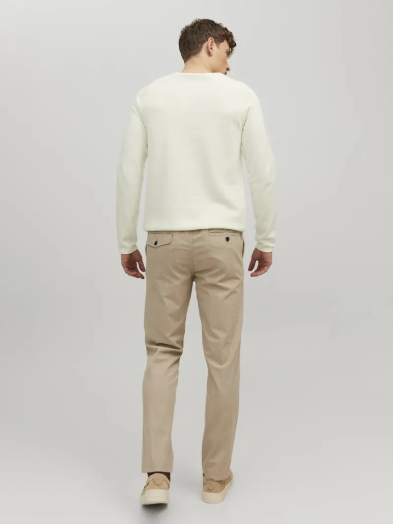 Jack & Jones Pullover & Sweatshirts|Big Boys*JJEHILL KNIT CREW NECK NOOS Cloud Dancer