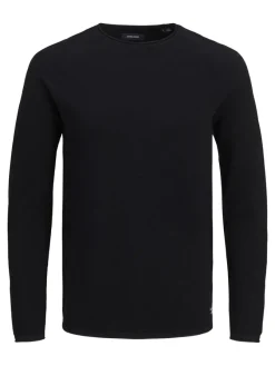 Jack & Jones Pullover & Sweatshirts|Big Boys*JJEHILL KNIT CREW NECK NOOS Black