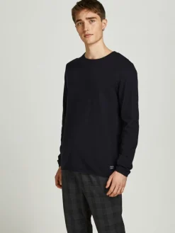Jack & Jones Pullover & Sweatshirts|Big Boys*JJEHILL KNIT CREW NECK NOOS Black