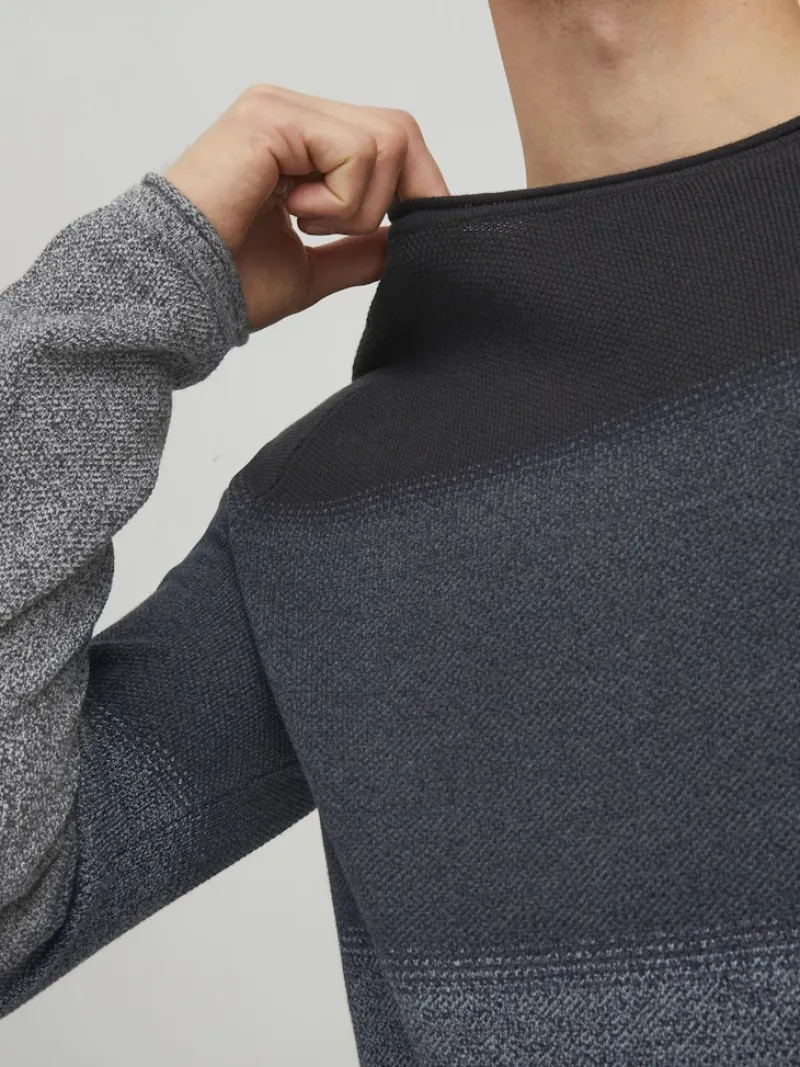 Jack & Jones Pullover & Sweatshirts|Big Boys*JJEHILL KNIT CREW NECK NOOS navy blazer1