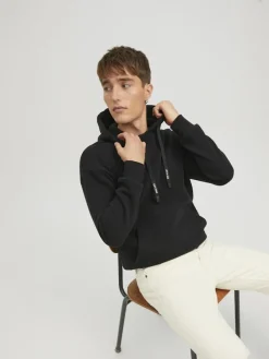 Jack & Jones Pullover & Sweatshirts*JJEKING SWEAT HOOD SN Black