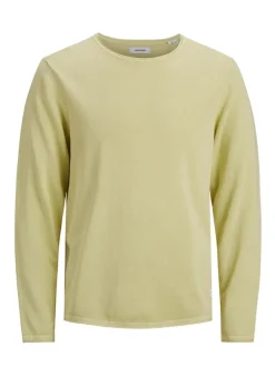 Jack & Jones Pullover & Sweatshirts*JJELEO KNIT CREW NECK NOOS Golden Mist