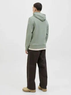 Jack & Jones Pullover & Sweatshirts*JJELOGO SWEAT HOOD 2 COL 25/26 NOOS iceberg green