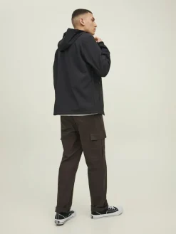 Jack & Jones Jacken*JJEMARVIN HOOD SOFTSHELL NOOS Black