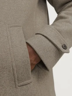 Jack & Jones Jacken*JJEMELTON WOOL BLEND COAT SN greige