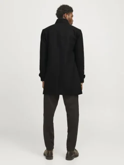 Jack & Jones Jacken*JJEMELTON WOOL BLEND COAT SN Black
