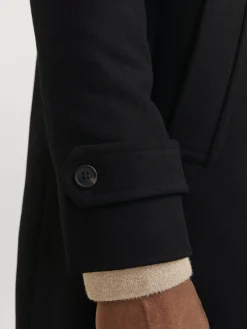 Jack & Jones Jacken*JJEMELTON WOOL BLEND COAT SN Black