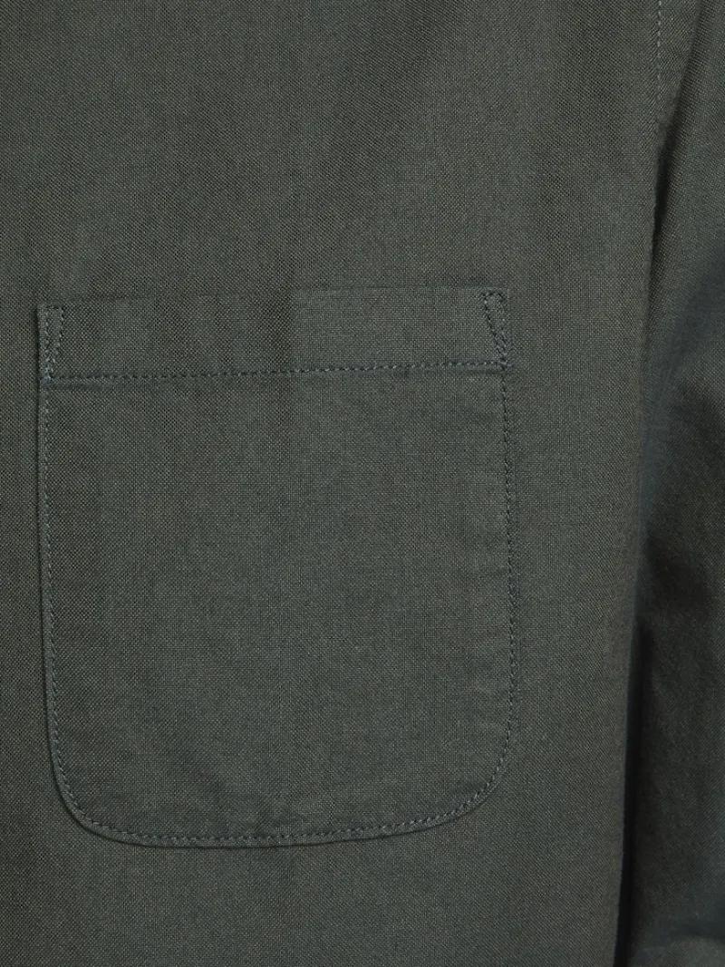 Jack & Jones Hemden*JJEOXFORD BASIC SHIRT L/S NOOS dunkelgrün