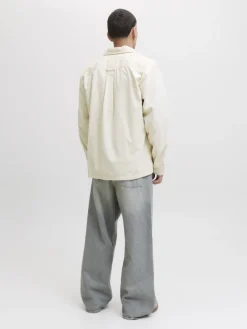 Jack & Jones Hemden*JJEPERFECT CORDUROY OVERSHIRT LS SN antique white