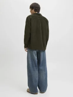 Jack & Jones Hemden*JJEPERFECT CORDUROY OVERSHIRT LS SN Rosin