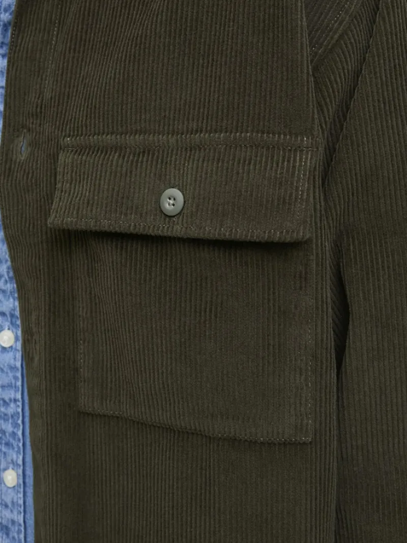Jack & Jones Hemden*JJEPERFECT CORDUROY OVERSHIRT LS SN Rosin