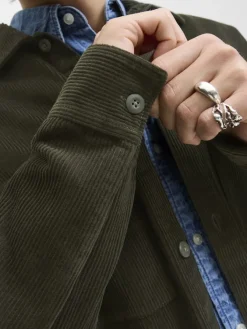 Jack & Jones Hemden*JJEPERFECT CORDUROY OVERSHIRT LS SN Rosin