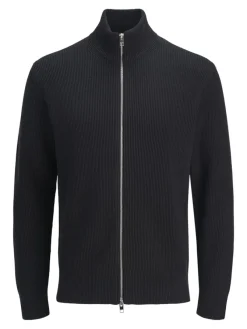 Jack & Jones Pullover & Sweatshirts*JJEPERFECT KNIT ZIP CARDIGAN SN Black