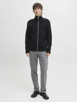 Jack & Jones Pullover & Sweatshirts*JJEPERFECT KNIT ZIP CARDIGAN SN Black