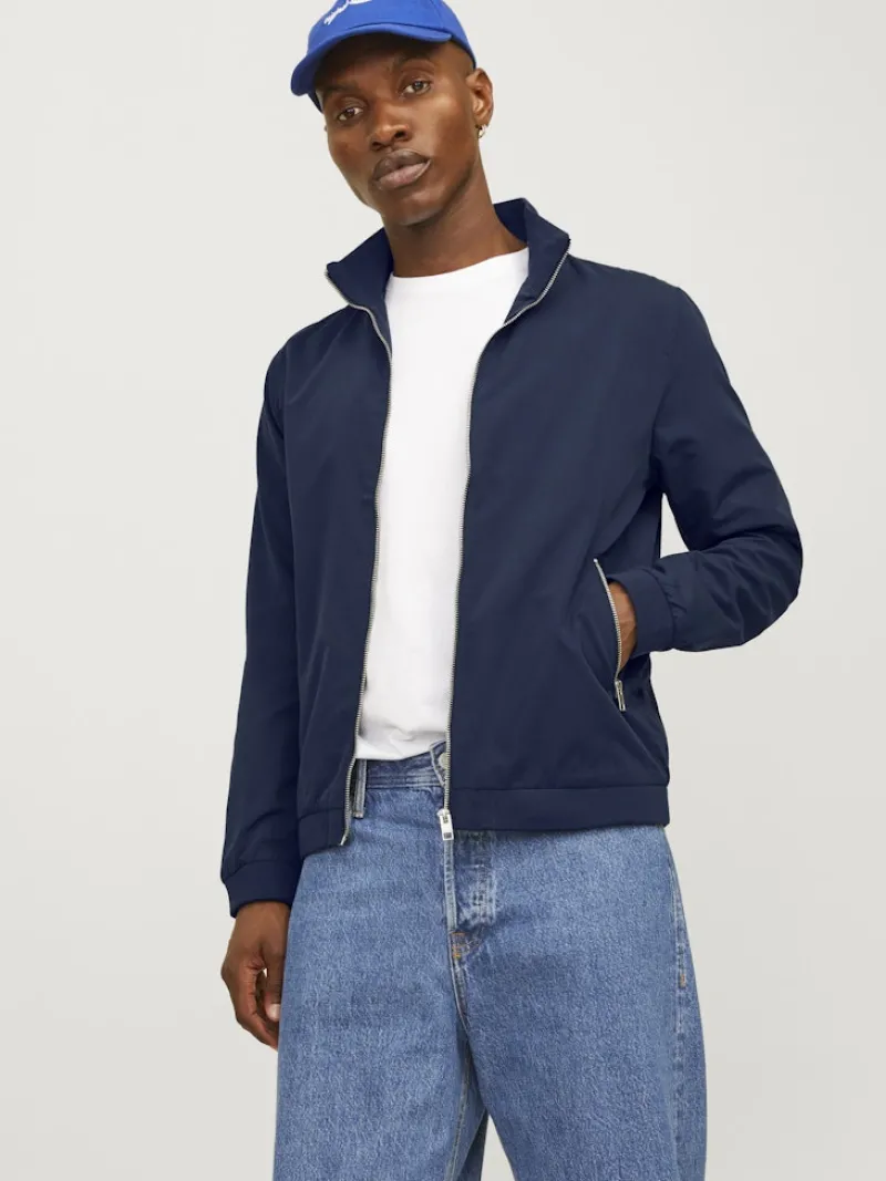 Jack & Jones Jacken*JJERUSH HARRINGTON BOMBER NOOS Navy Blazer