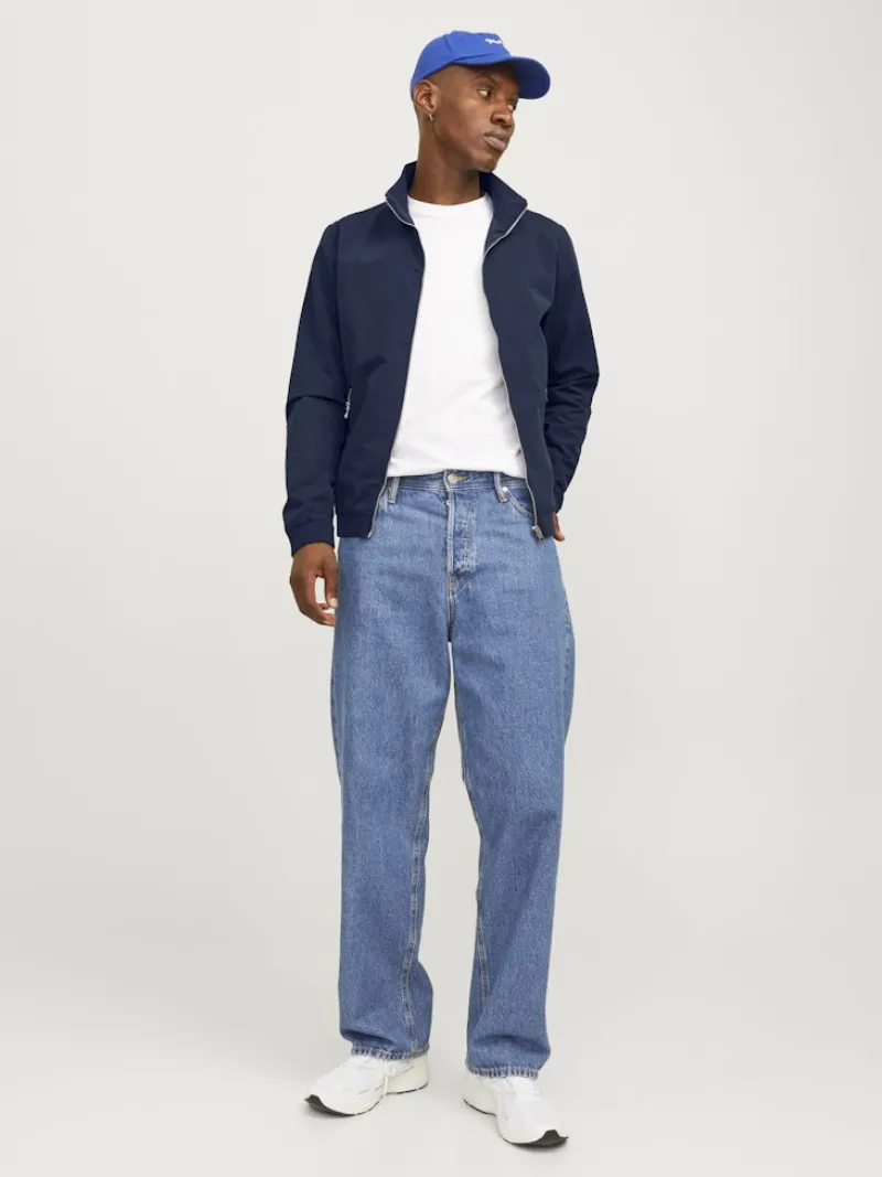 Jack & Jones Jacken*JJERUSH HARRINGTON BOMBER NOOS Navy Blazer