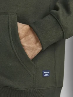 Jack & Jones Pullover & Sweatshirts*JJESOFT BASIC SWEAT ZIP HOOD NOOS Forest Night