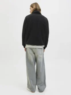 Jack & Jones Pullover & Sweatshirts*JJESOHO HALF ZIP FLEECE SN Black