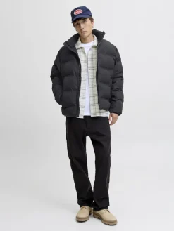 Jack & Jones Jacken*JJESOHO PUFFER COLLAR SN Black