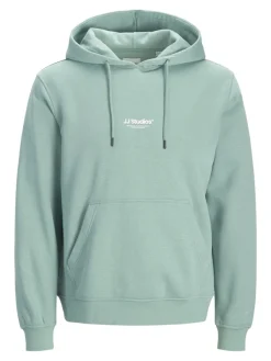 Jack & Jones Pullover & Sweatshirts*JJESOHO SWEAT HOOD NOOS mineral blue