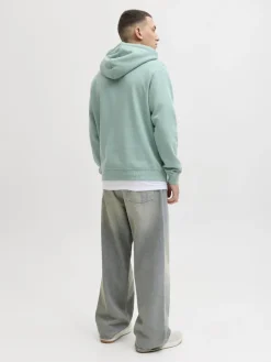 Jack & Jones Pullover & Sweatshirts*JJESOHO SWEAT HOOD NOOS mineral blue