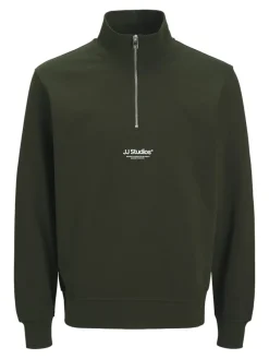 Jack & Jones Pullover & Sweatshirts*JJESOHO SWEAT QUARTER ZIP HN NOOS duffel bag