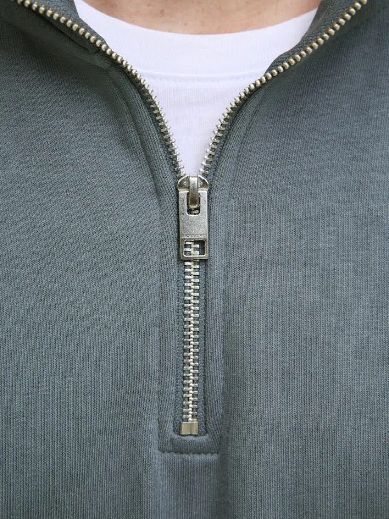 Jack & Jones Pullover & Sweatshirts*JJESOHO SWEAT QUARTER ZIP HN NOOS Stormy Weather