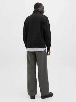 Jack & Jones Pullover & Sweatshirts*JJESOHO SWEAT QUARTER ZIP HN NOOS Black