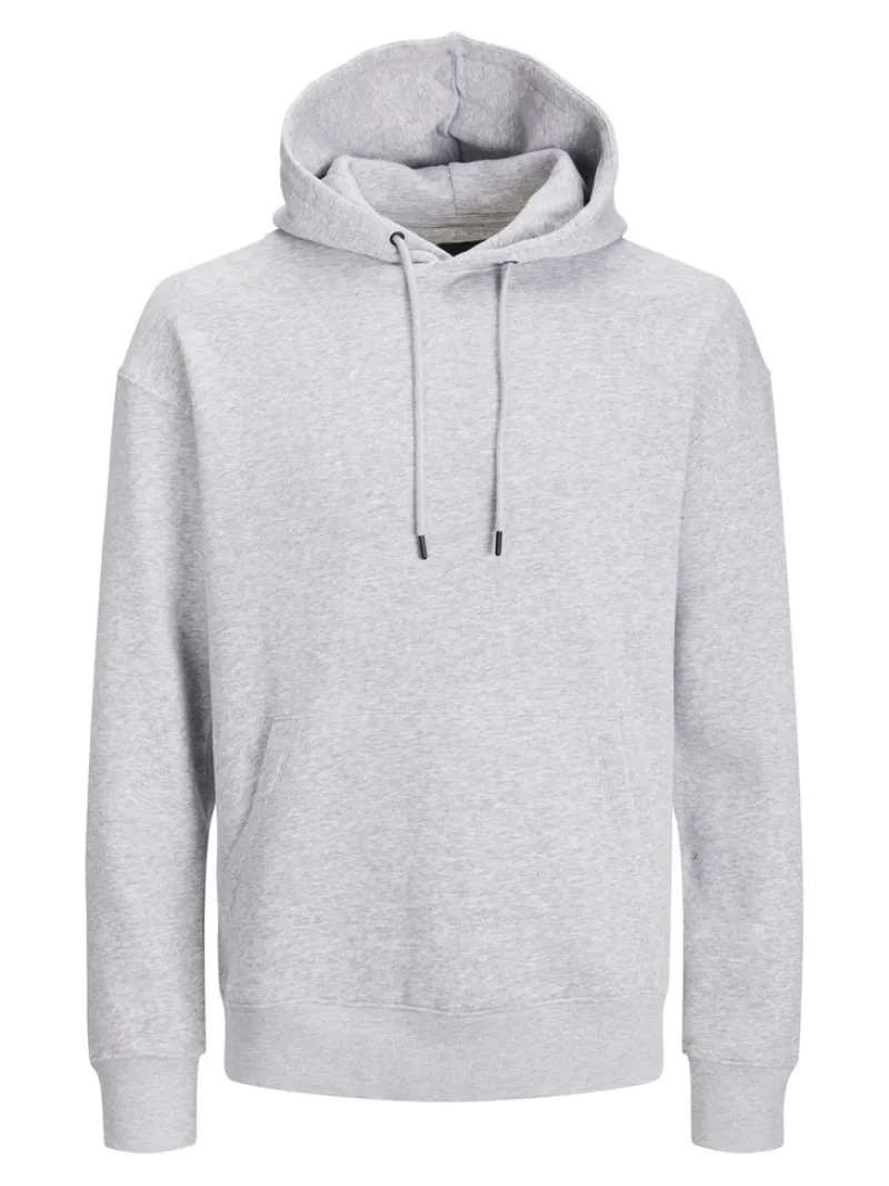 Jack & Jones Pullover & Sweatshirts*JJESTAR BASIC SWEAT HOOD NOOS Light Grey Melange