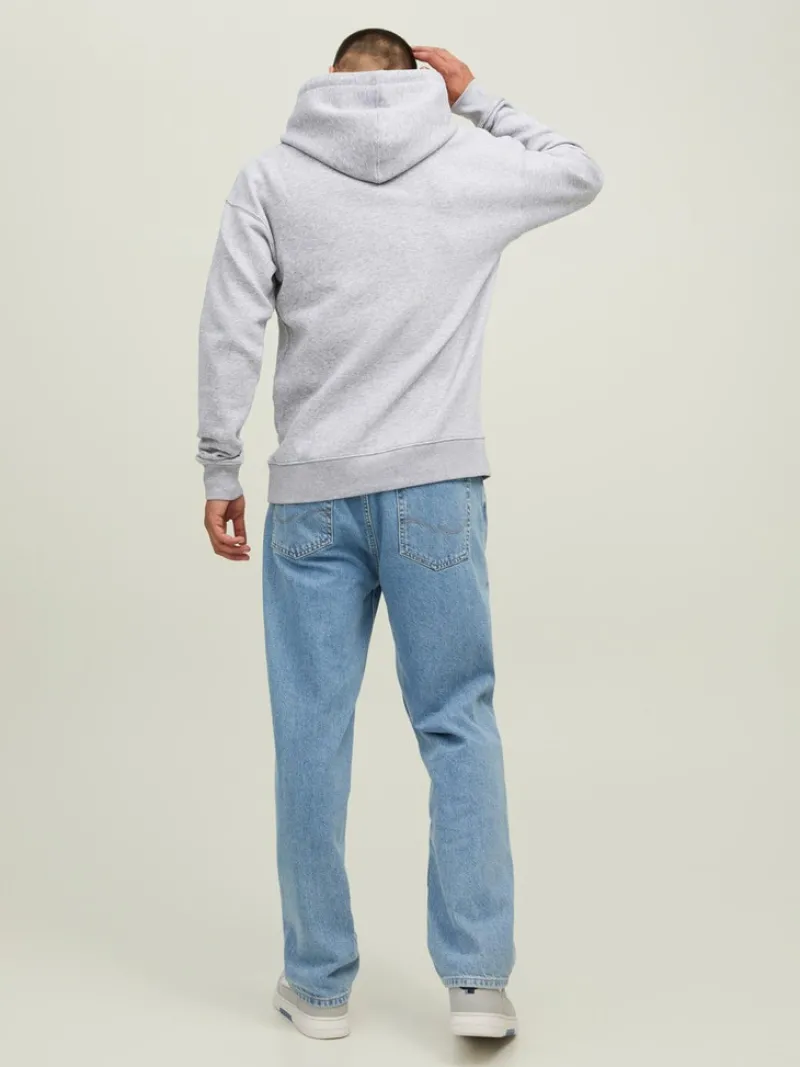 Jack & Jones Pullover & Sweatshirts*JJESTAR BASIC SWEAT HOOD NOOS Light Grey Melange