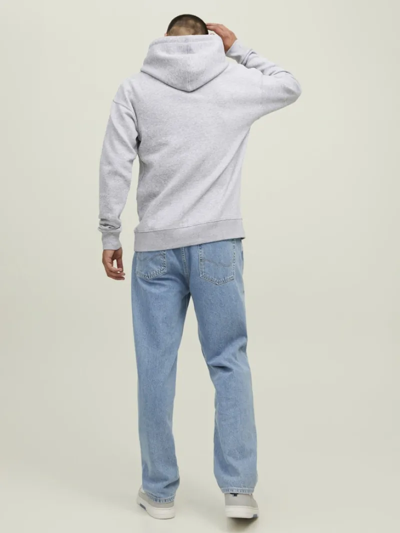 Jack & Jones Pullover & Sweatshirts*JJESTAR BASIC SWEAT HOOD NOOS Light Grey Melange