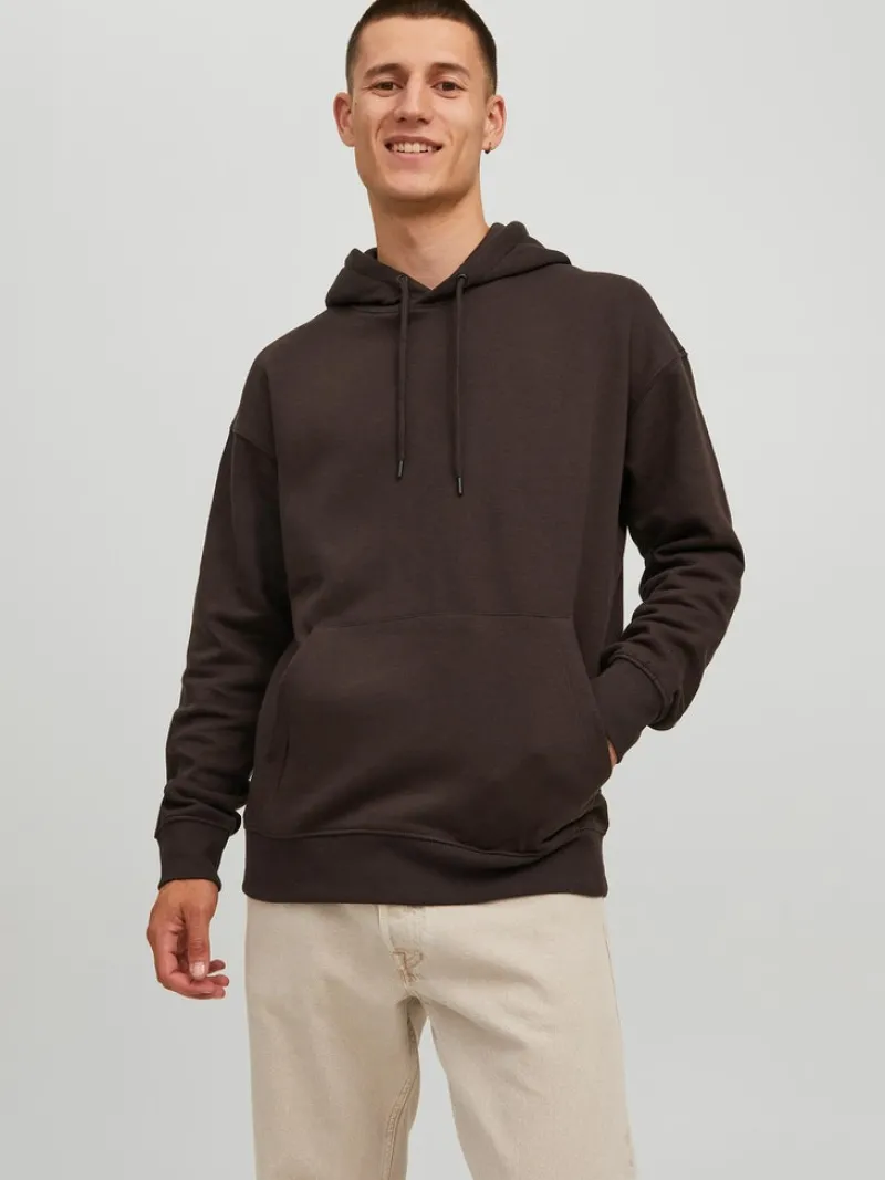 Jack & Jones Pullover & Sweatshirts*JJESTAR BASIC SWEAT HOOD NOOS mulch