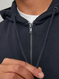 Jack & Jones Pullover & Sweatshirts*JJESTAR BASIC SWEAT ZIP HOOD NOOS Black