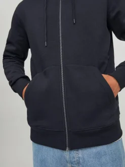 Jack & Jones Pullover & Sweatshirts*JJESTAR BASIC SWEAT ZIP HOOD NOOS Black