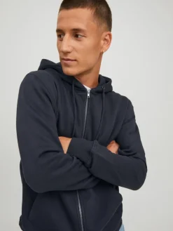 Jack & Jones Pullover & Sweatshirts*JJESTAR BASIC SWEAT ZIP HOOD NOOS Black