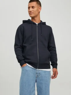 Jack & Jones Pullover & Sweatshirts*JJESTAR BASIC SWEAT ZIP HOOD NOOS Black
