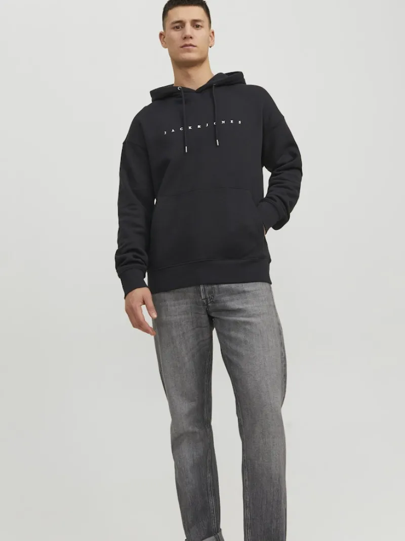 Jack & Jones Pullover & Sweatshirts*JJESTAR JJ SWEAT HOOD NOOS Black