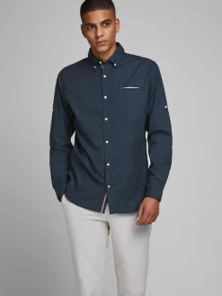 Jack & Jones Hemden*JJETAPE DETAIL SHIRT L/S S20 STS Navy Blazer