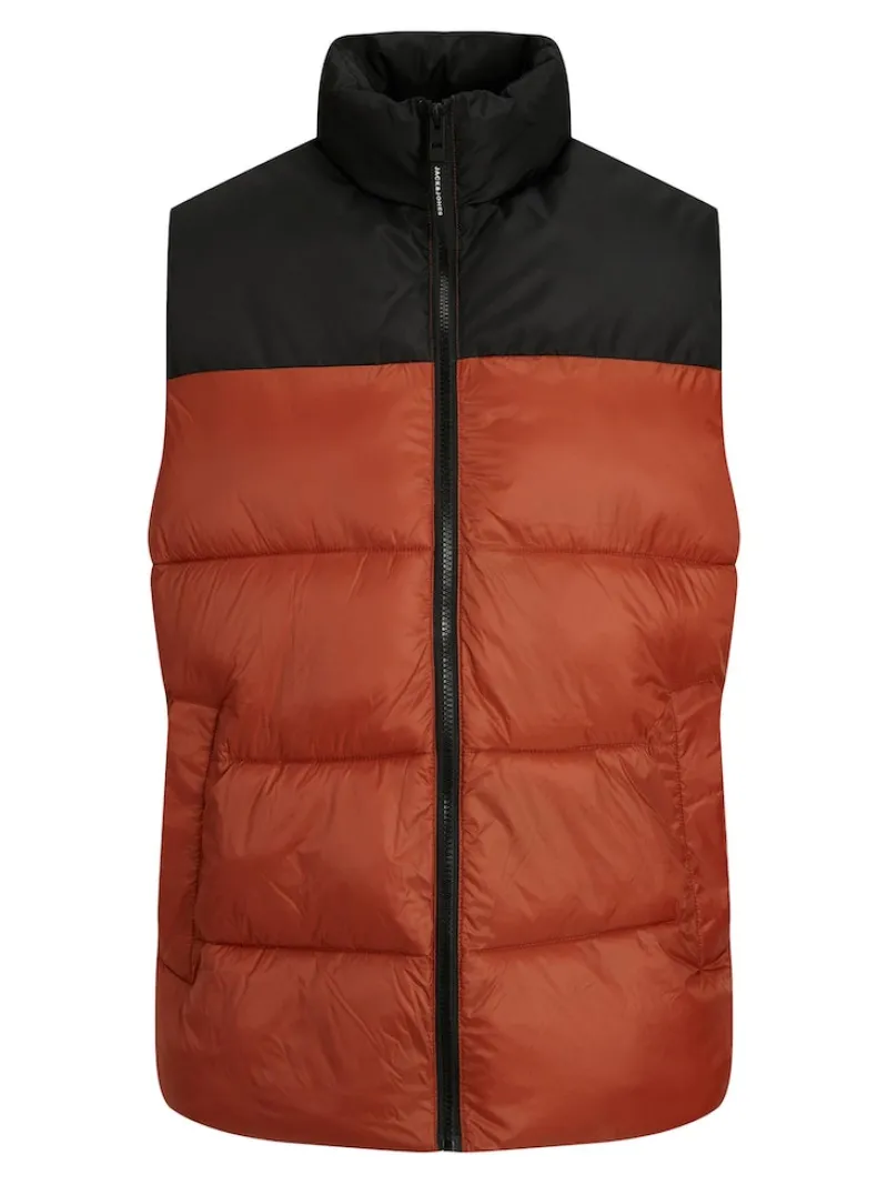 Jack & Jones Westen*JJETOBY BODYWARMER COLLAR SN Picante