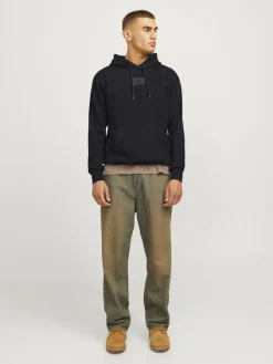 Jack & Jones Pullover & Sweatshirts*JJHAKKAI SWEAT HOOD Black